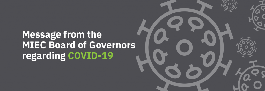 Message from MIEC Board regarding covid 19