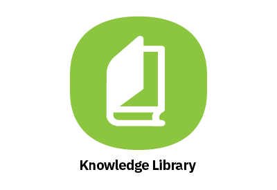 icon button link to Knowledge Library