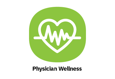button icon to physician wellness page